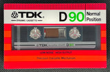 TDK D - 1982 - US/EU