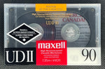 Maxell UD II 1988 C90 CA front