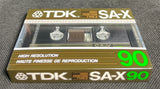 TDK SA-X 1985 CA C90 top view