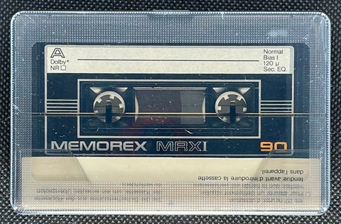 Memorex MRXI Cassettes 1982 C90 front