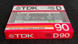 TDK D 1986 CA C90 top view