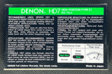 Denon HD7 1989 C75 back