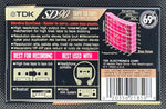 TDK SD 1992 C90 back