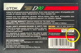 TDK D 1990 C90 back B-Grade