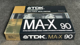 TDK MA-X 1988 C90 CA top view