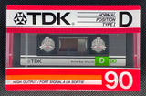 TDK D 1986 CA C90 front