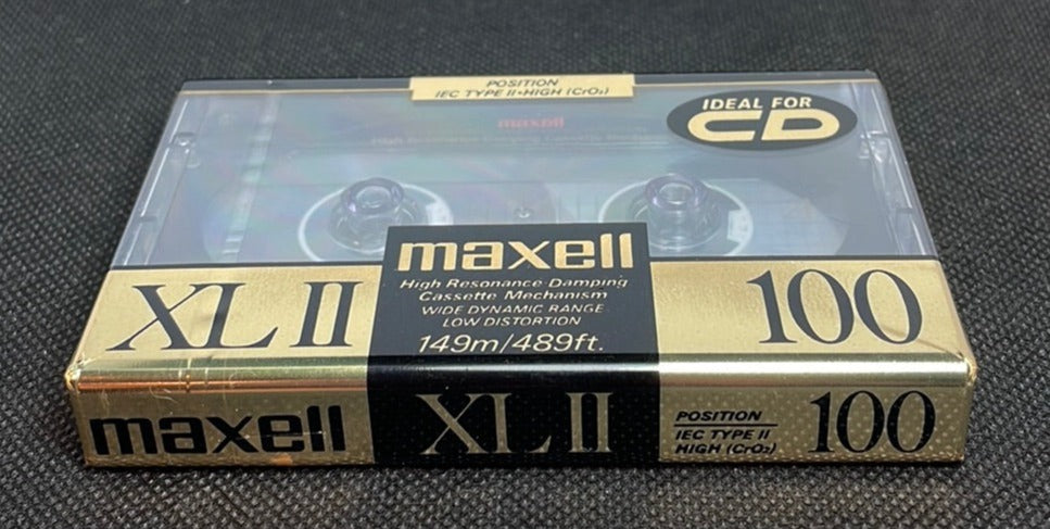 Maxell XLII-60 Gold Label Cro2 Blank Audio Cassette Tape Vintage excellent  Condition -  Canada