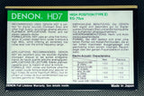 Denon HD7 1987 C60 back