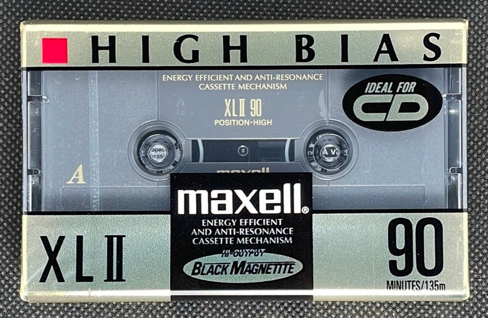 Sealed Maxell XL II S 90 Blank Audio Cassette Tape Position IEC Type High -   Norway