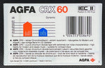 AGFA CRX C60 1985 back