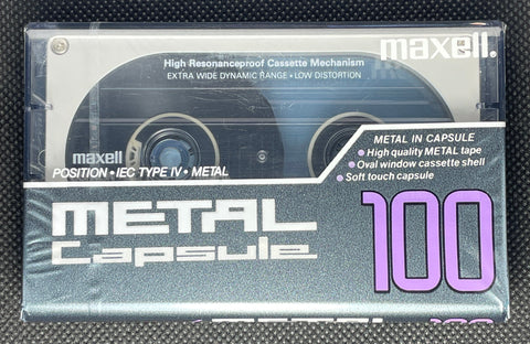 Maxell Metal Capsule IV 1990 US C100 front