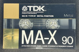 TDK MA-X 1988 C90 CA front 