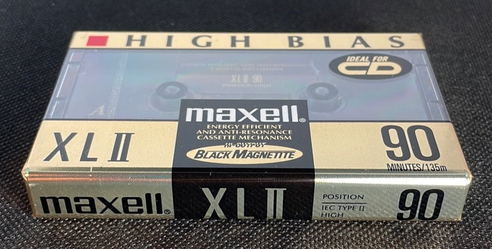 Maxell XLII Gold Label - 90 CrO2 Blank Audio Cassette Tape Vintage 2