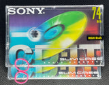 Sony 1995 CD-IT II 74 Minutes front Green C-Grade