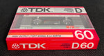 TDK D 1986 CA C60 top view