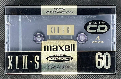 MAXELL UD XL-II 90, XL-II-S 90, XL-II-S 100 CASSETTES PREVIOUSLY