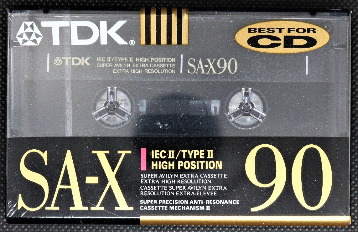 TDK SA-X - 1991 - US - Blank Cassette Tape - New & Sealed