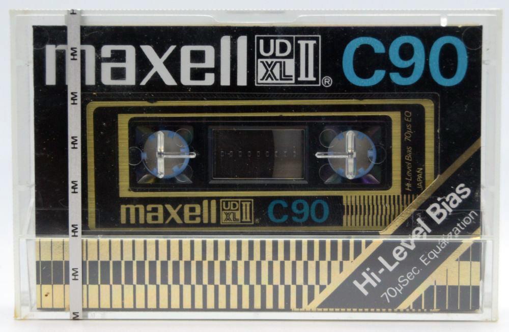 MAXELL UD XL II C90 EPITAXIAL High bias Audio Cassette Tape. Japan