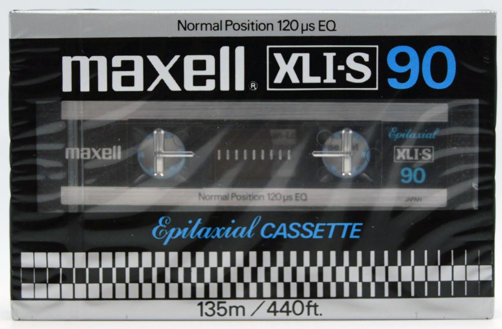 NEW Maxell XLI-S 90 Minute Type I Normal Super Fine Epitaxial Cassette Tape