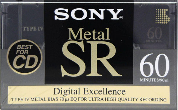 Sony Metal SR - 1992 - US - Blank Cassette Tape - New Sealed