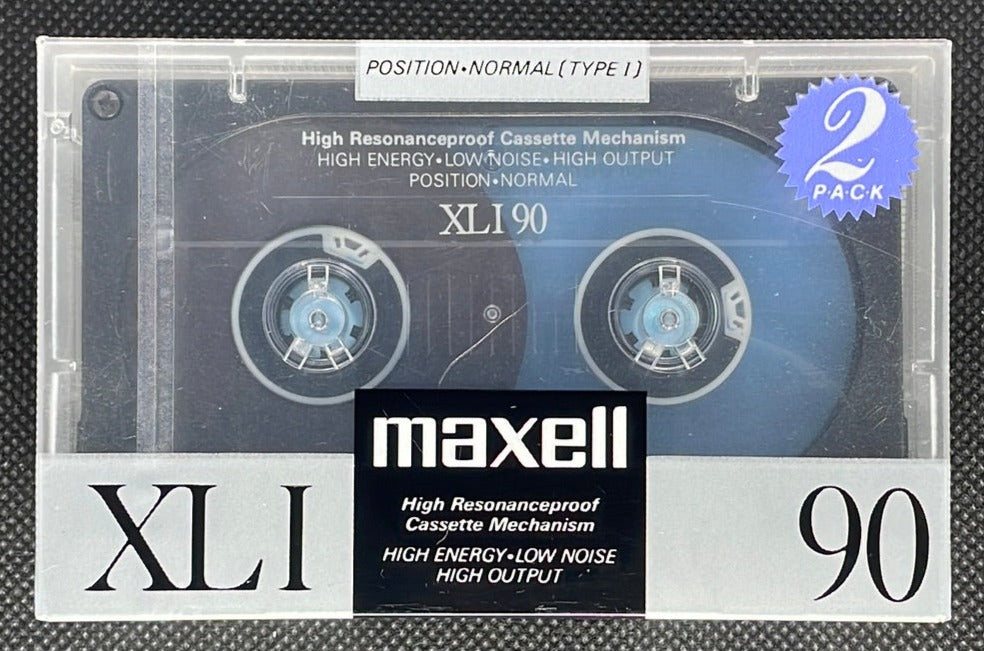Maxell XLII-S 90/100min 19881992 Blank Cassette Tape Sealed NOS -   Canada
